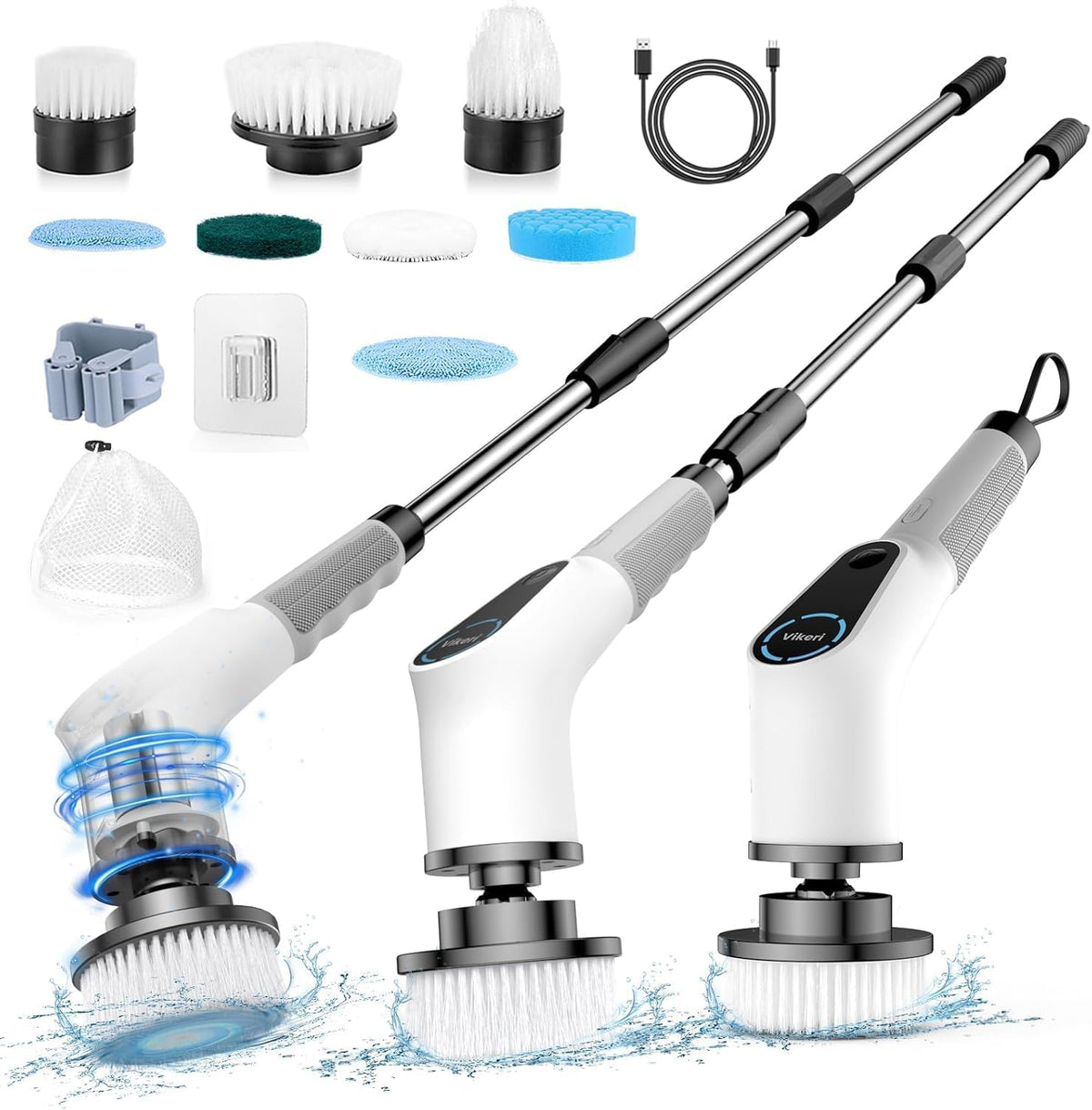 PowerClean Ultra 8-in-1 – Spazzola Elettrica Multifunzionale
